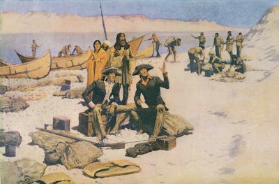 Lewis and Clark at the Mouth of the Columbia River, 1805, from 